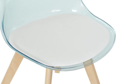 Silla Pvc Abedul 54X47X81 Azul