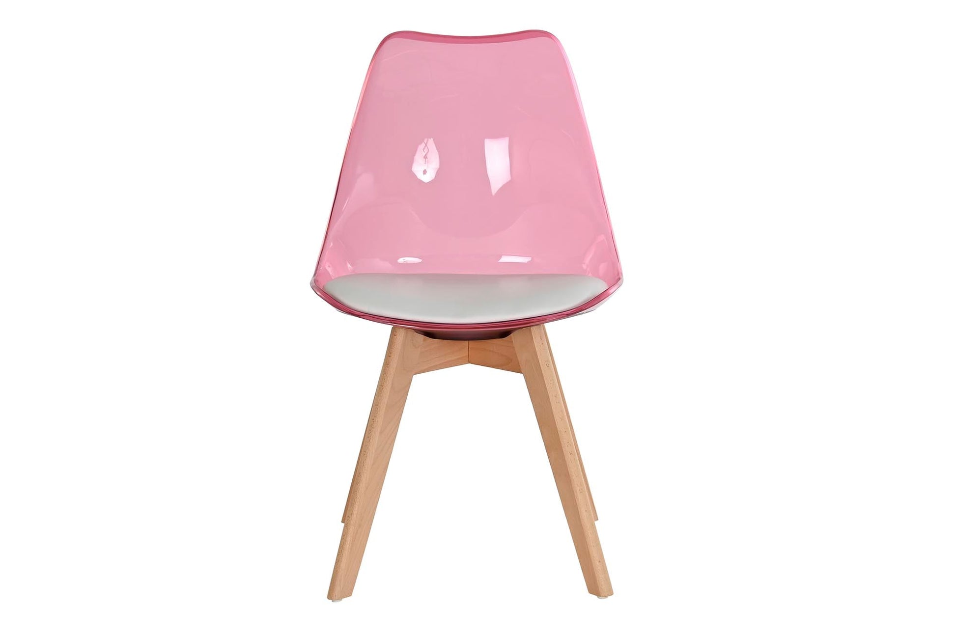 Silla Pvc Abedul 54X47X81 Rosa
