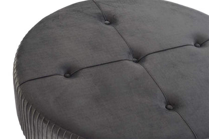 Reposapies Velvet Madera 80X80X38 Terciopelo