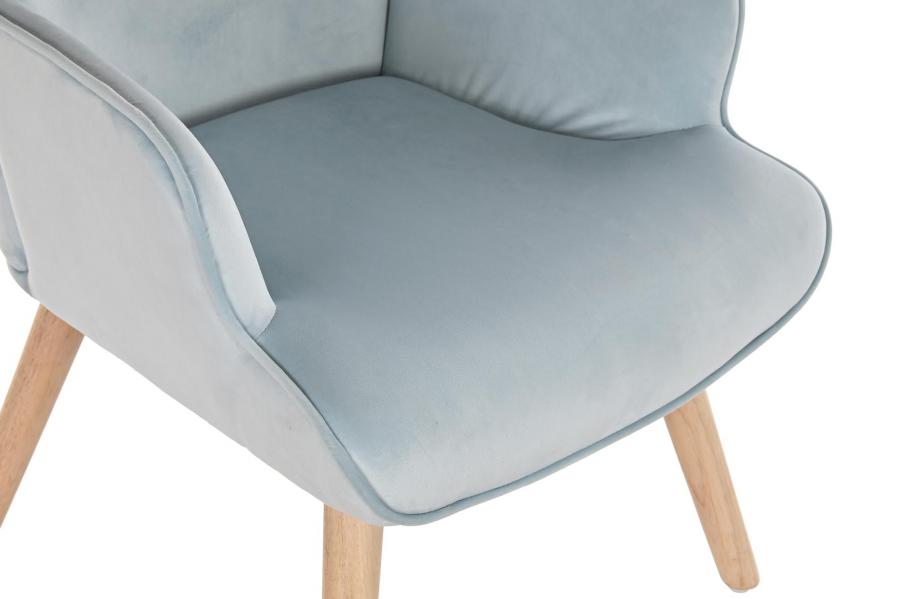 Butaca Poliester Madera 67X75X96 Terciopelo