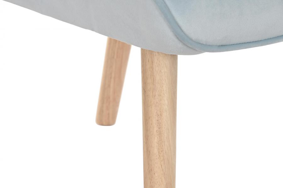 Butaca Poliester Madera 67X75X96 Terciopelo