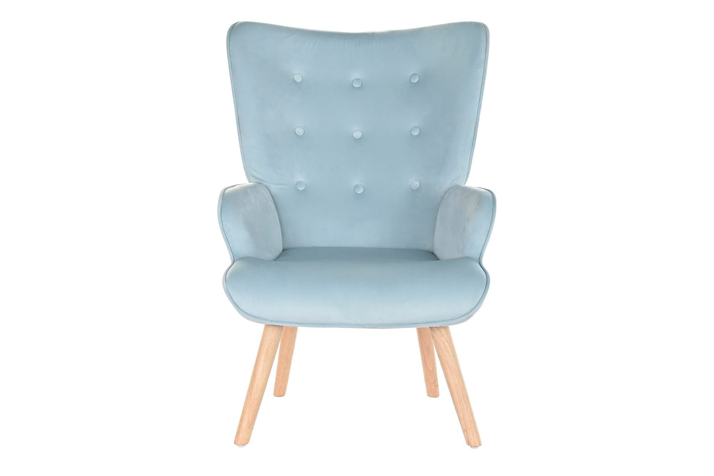 Butaca Poliester Madera 67X75X96 Terciopelo
