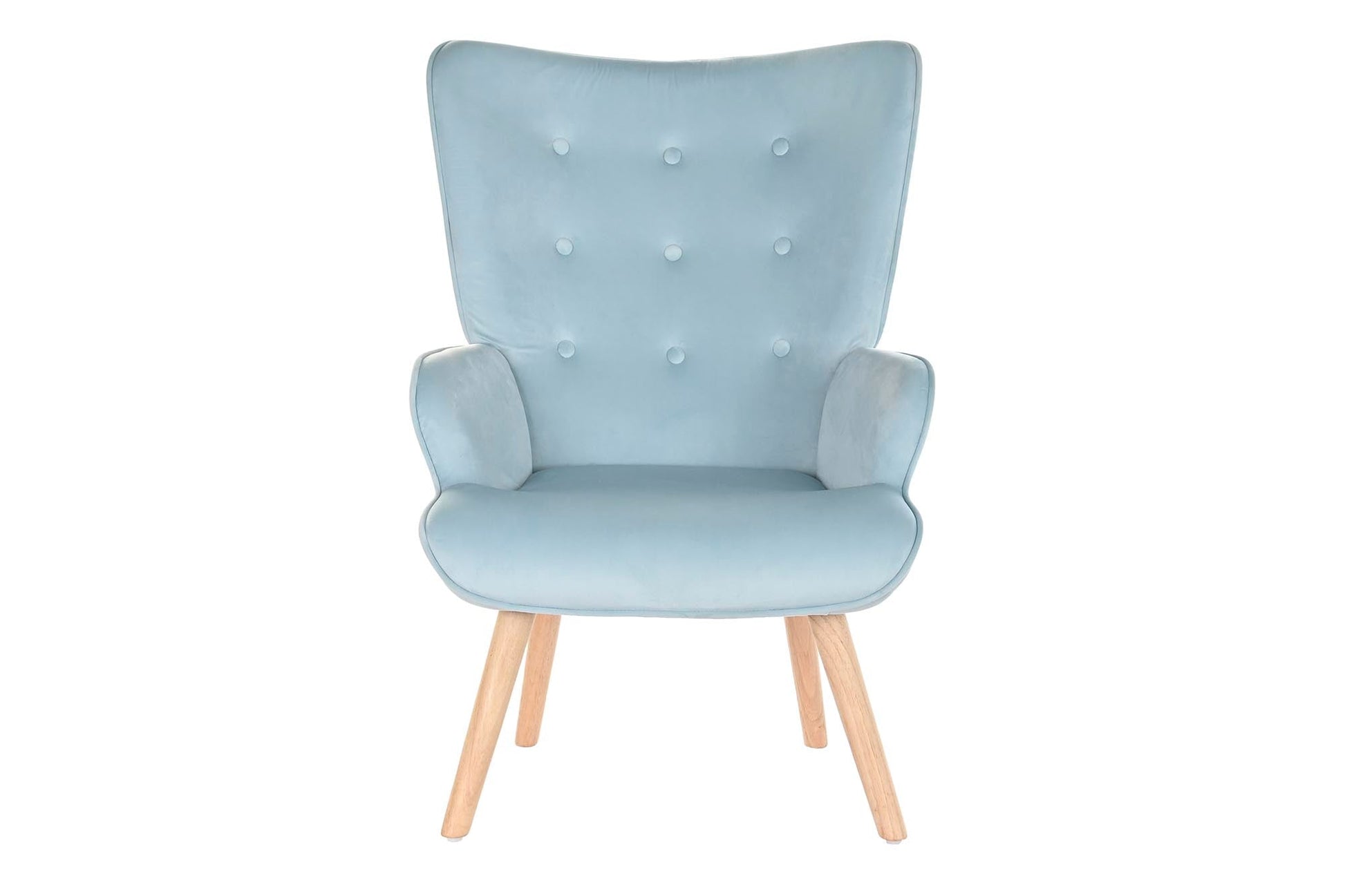 Butaca Poliester Madera 67X75X96 Terciopelo