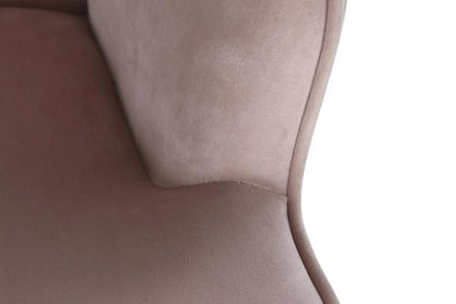Butaca Poliester Madera 75X69X96 Rosa