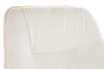 Butaca Poliester Madera 65X75X96 Crema