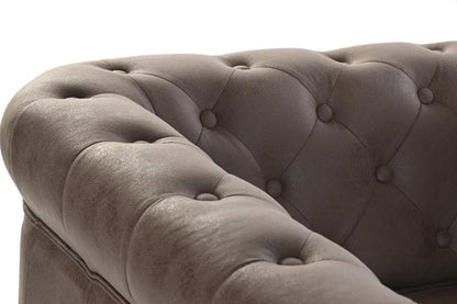 Sillon Poliester Madera 80X80X70 Marron