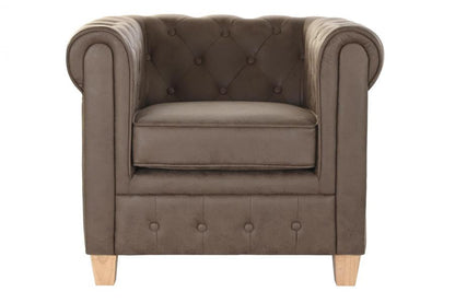 Sillon Poliester Madera 80X80X70 Marron