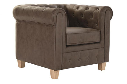 Sillon Poliester Madera 80X80X70 Marron