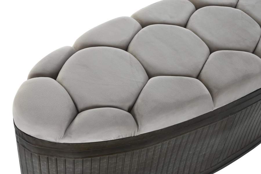 Descalzadora Metal Poliester 121X44X47_5 Beige