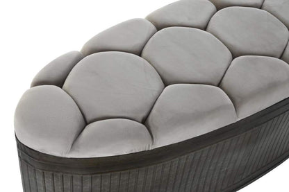 Descalzadora Metal Poliester 121X44X47_5 Beige
