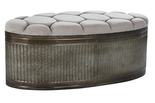 Descalzadora Metal Poliester 121X44X47_5 Beige