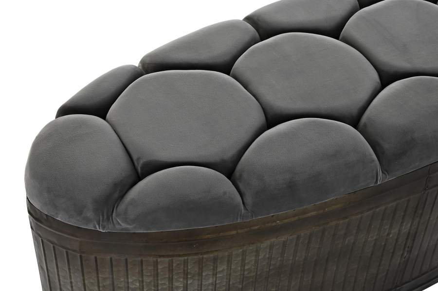 Descalzadora Metal Poliester 117X42X47 Gris