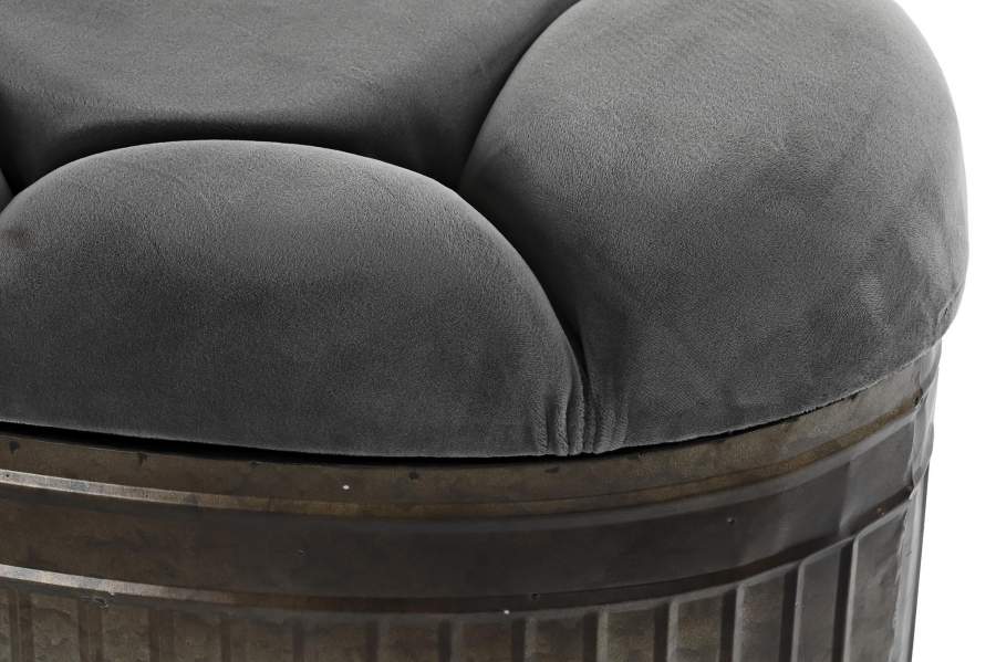 Descalzadora Metal Poliester 117X42X47 Gris