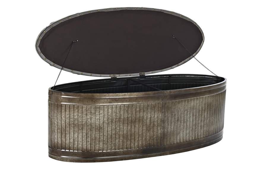 Descalzadora Metal Poliester 117X42X47 Gris