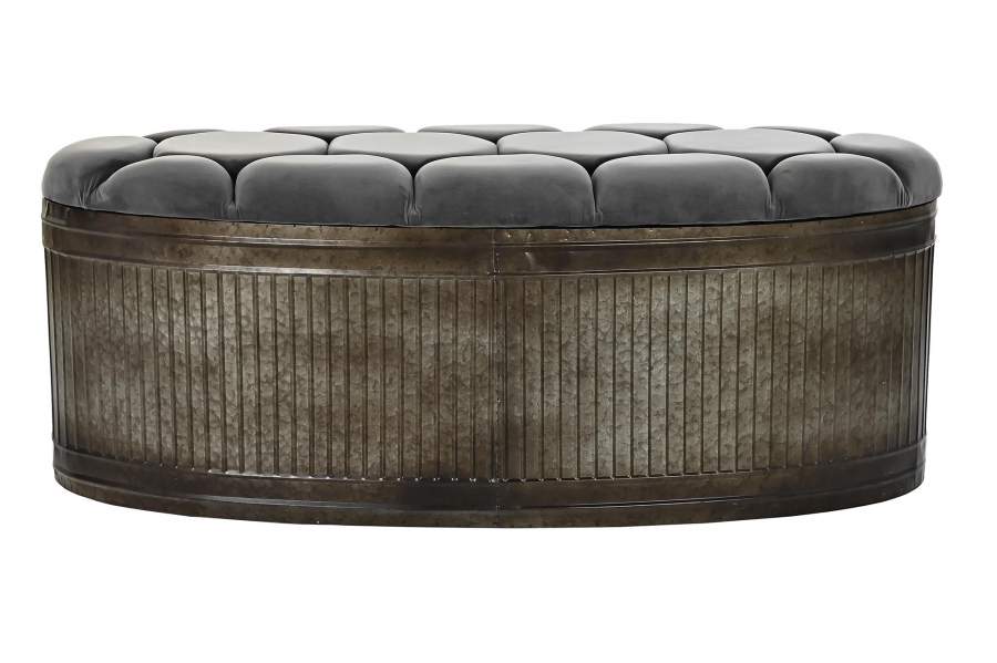 Descalzadora Metal Poliester 117X42X47 Gris