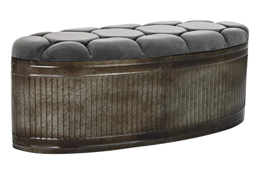 Descalzadora Metal Poliester 117X42X47 Gris