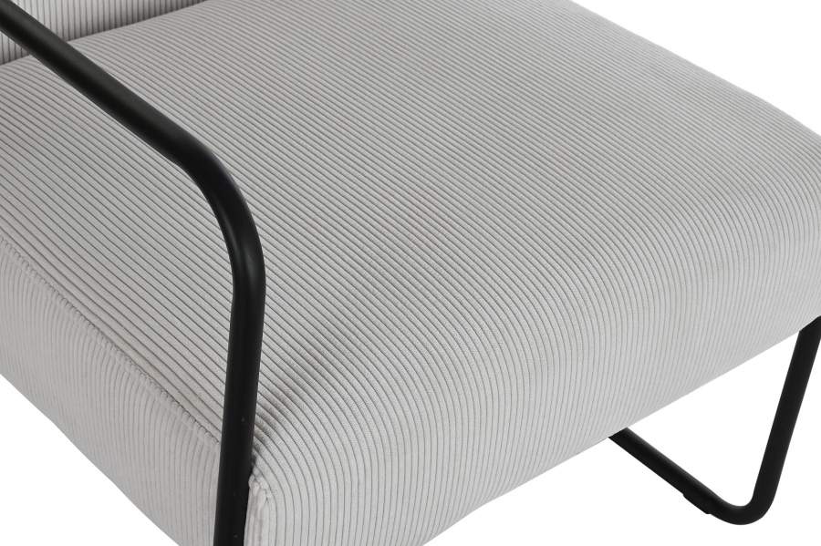 Sillon Poliester Hierro 64X74X79 Blanco