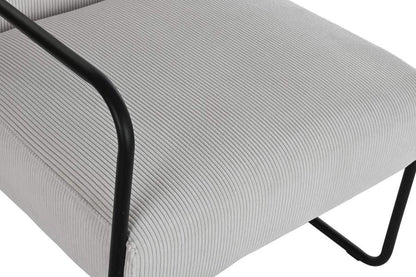 Sillon Poliester Hierro 64X74X79 Blanco