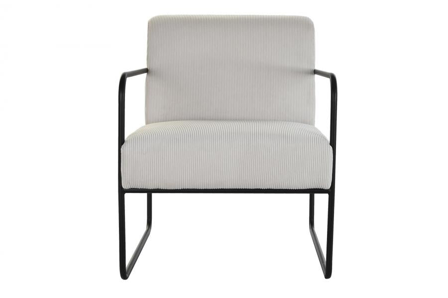 Sillon Poliester Hierro 64X74X79 Blanco