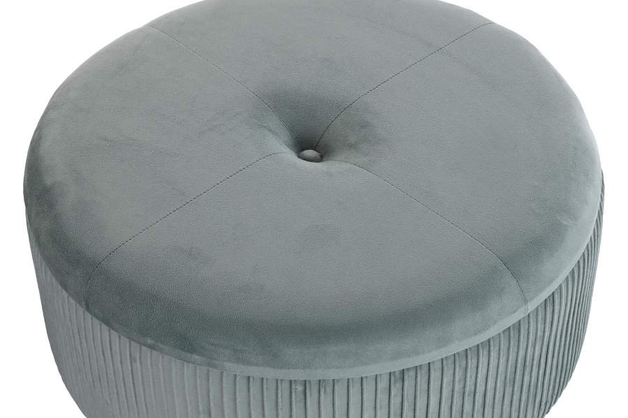 Reposapies Set 2 Poliester Mdf 70X70X28 Terciopelo