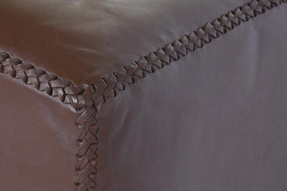 Descalzadora Teca Piel 120X41X46 Marron
