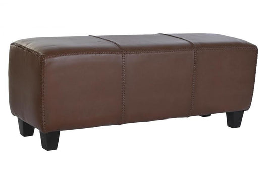 Descalzadora Teca Piel 120X41X46 Marron
