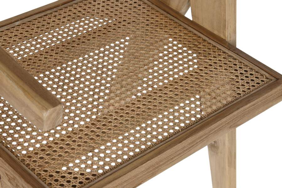 Silla Teca Ratan 58X56X82 Natural