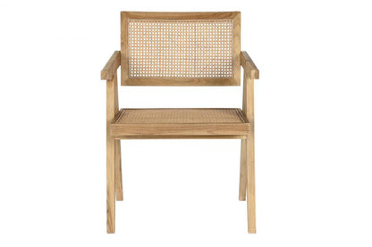 Silla Teca Ratan 58X56X82 Natural