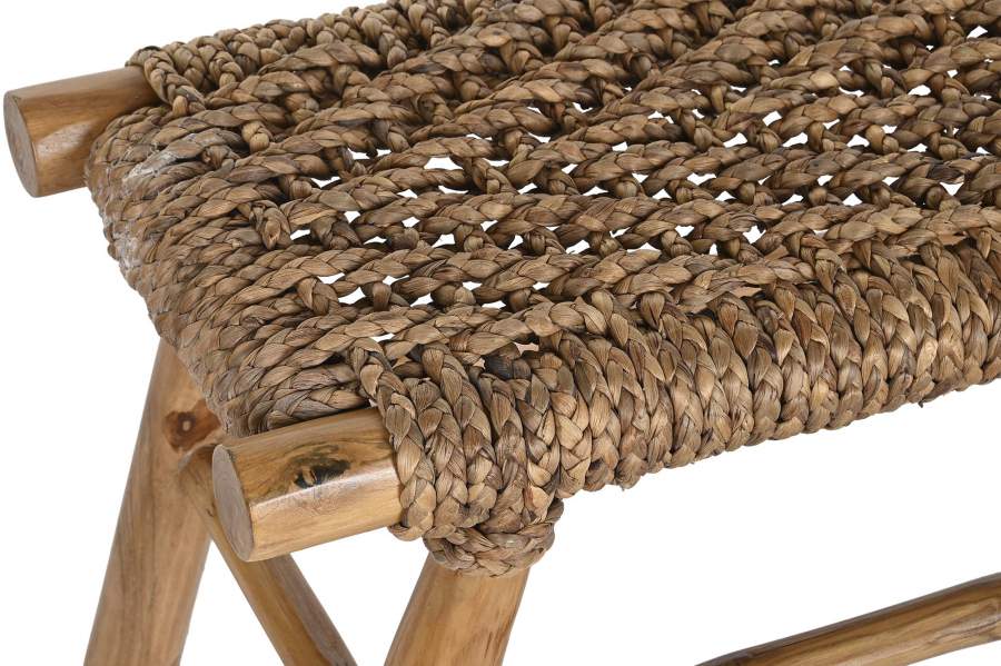 Descalzadora Teca Ratan 90X32X45 Marron Claro