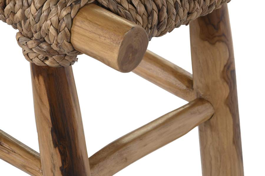 Descalzadora Teca Ratan 90X32X45 Marron Claro