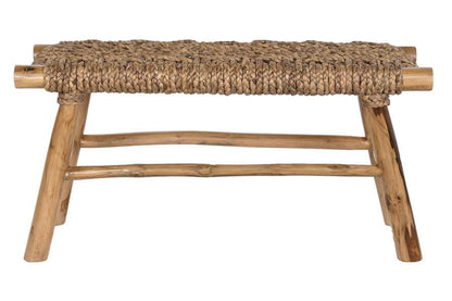 Descalzadora Teca Ratan 90X32X45 Marron Claro
