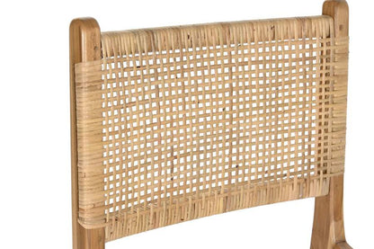 Silla Teca Ratan 51X55X86 Marron Claro