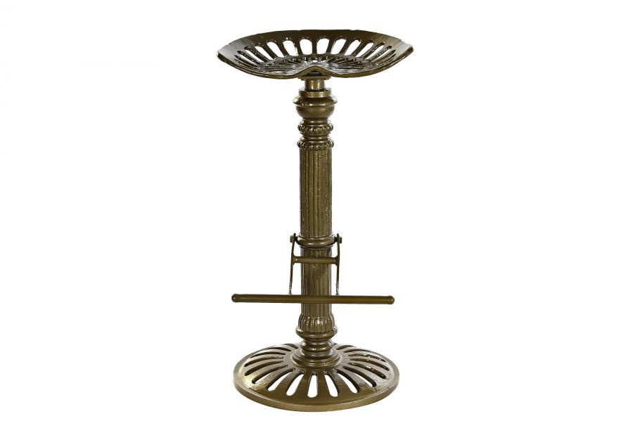 Taburete Metal 44X33X82 Dorado