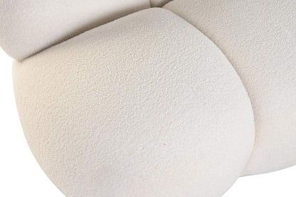 Sofa Poliester 149X76X77 Nube Borreguito Blanco