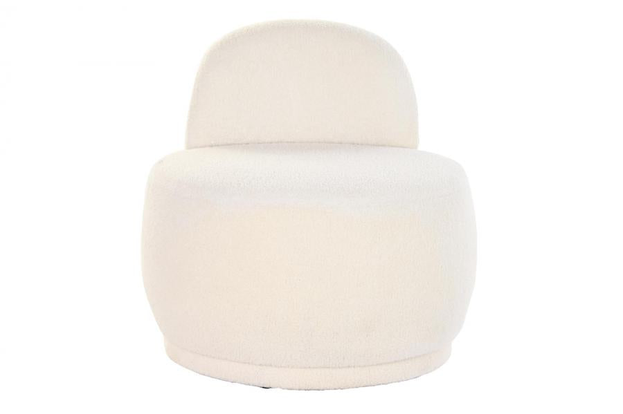 Sillon Poliester 66X66X66 Borreguito Blanco