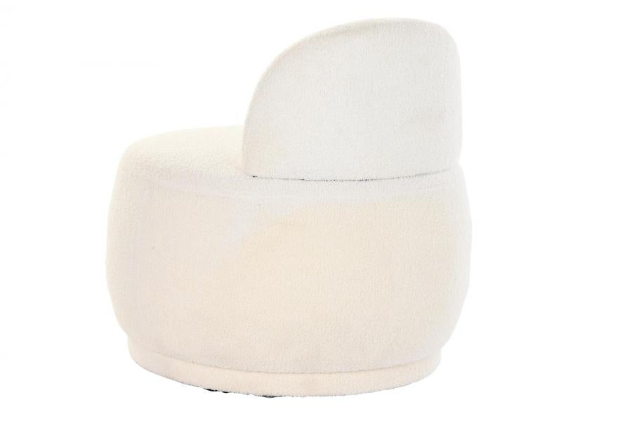 Sillon Poliester 66X66X66 Borreguito Blanco