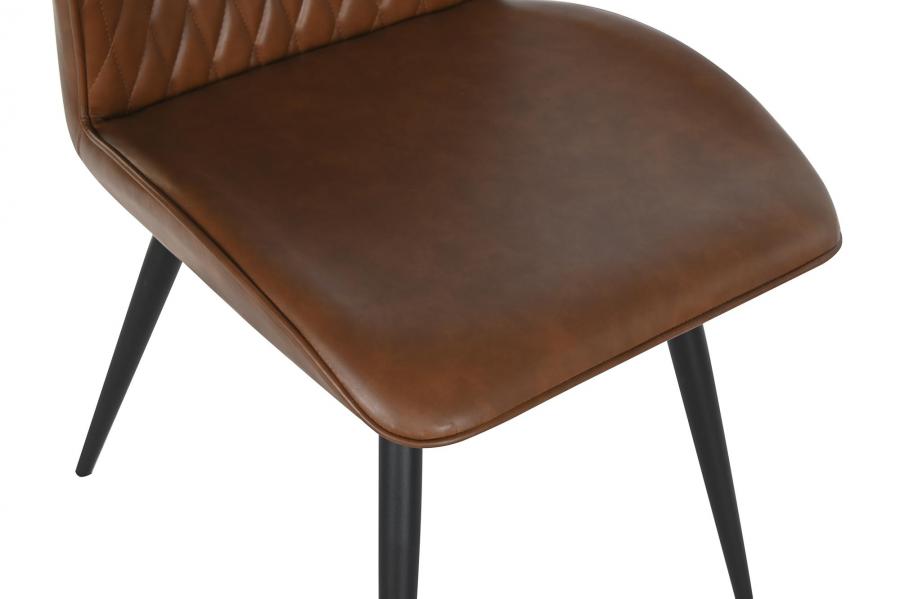 Silla Metal Poliester 48X58X88_5 Camel
