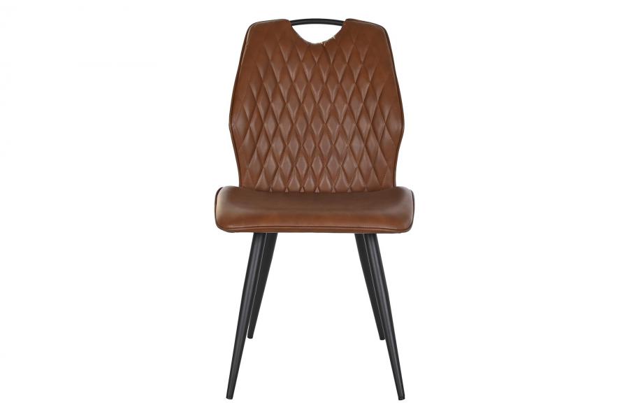 Silla Metal Poliester 48X58X88_5 Camel