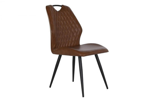 Silla Metal Poliester 48X58X88_5 Camel