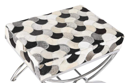 Descalzadora Acero Piel 53X40X43 Rombos Negro