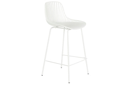 Taburete Pp Metal 44X46X94 Blanco