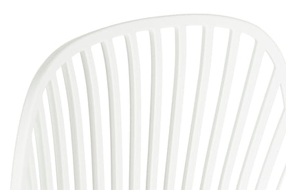 Taburete Pp Metal 44X46X94 Blanco