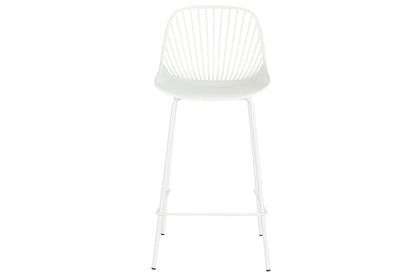 Taburete Pp Metal 44X46X94 Blanco