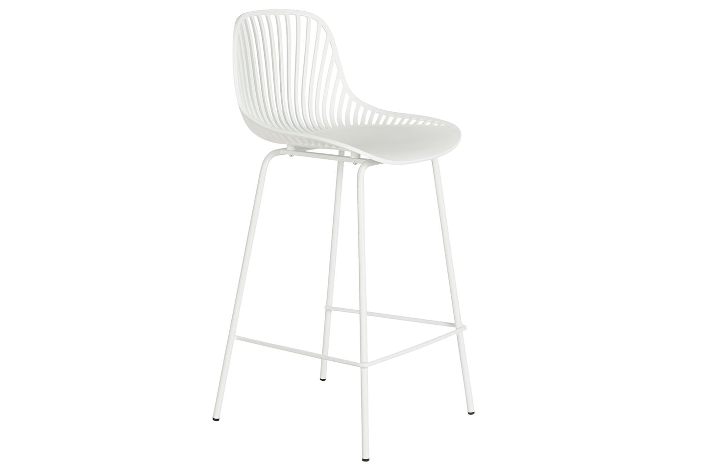 Taburete Pp Metal 44X46X94 Blanco