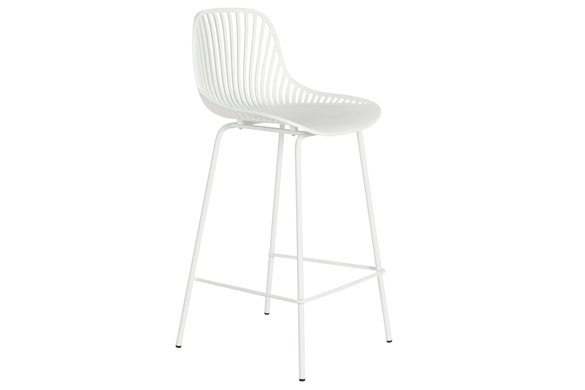 Taburete Pp Metal 44X46X94 Blanco