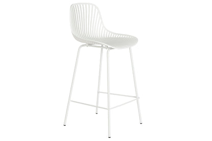 Taburete Pp Metal 44X46X94 Blanco