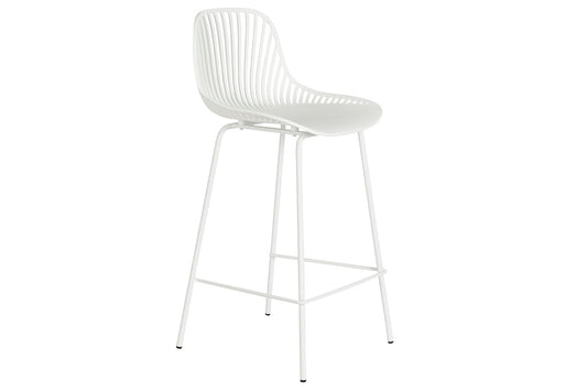 Taburete Pp Metal 44X46X94 Blanco