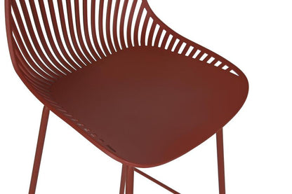 Taburete Pp Metal 44X44X94 Terracota