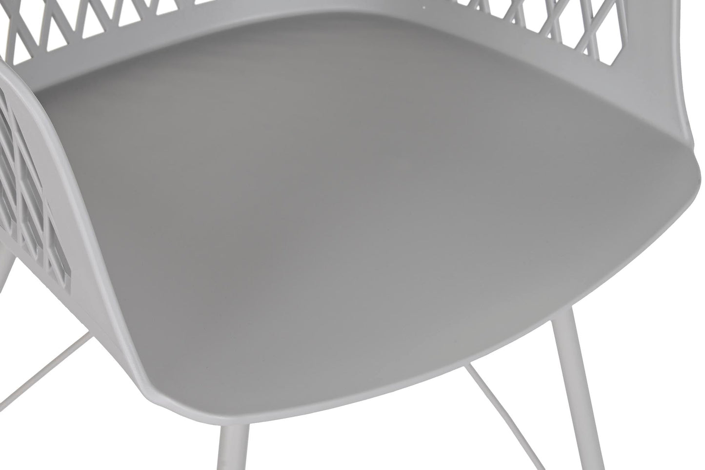 Silla Pp Metal 57X57X80_5 Gris Claro