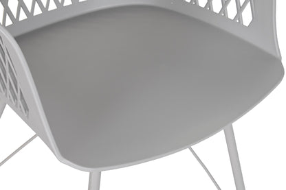 Silla Pp Metal 57X57X80_5 Gris Claro